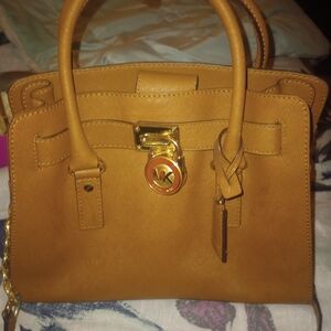 Michael Kors Tan Leather Handbag